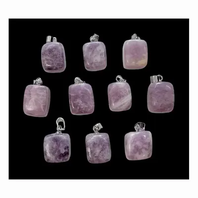 Jewelry - Lepidolite A Rolled Stone Pendant x 10 - ARABESK