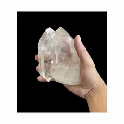 Bijoux - Prismes de cristal de roche de Madagascar - 9 pièce 1.700k - ARABESK