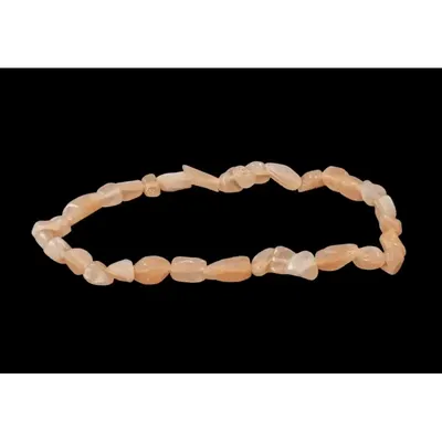 Bracelets - Pink Moonstone Bracelet A rolled stones - ARABESK