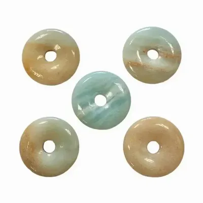 Bijoux - Donut Amazonite 3cm x5 - ARABESK