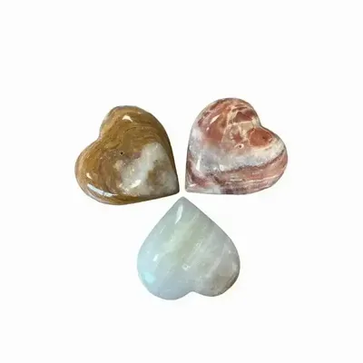 Scents - Incense holder Heart onyx stone 7x2.5cm - ARABESK