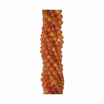 Jewelry - Carnelian A 4mm pearls on string - ARABESK