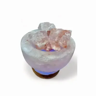 Wireless lamps - Himalayan Salt Lamp usb Bowl 9cm - ARABESK