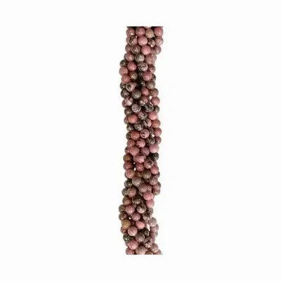 Jewelry - Rhodonite 4mm pearls on string - ARABESK