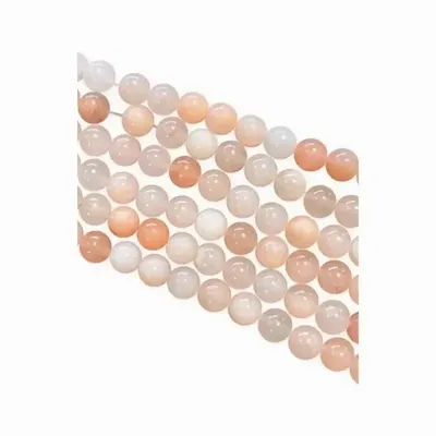 Bijoux - Aventurine Pêche A perles 6mm sur fil 40cm - ARABESK