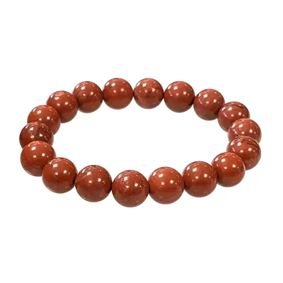 Bracelets - Bracelet Jaspe Rouge A perles 10mm - ARABESK