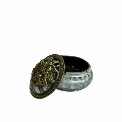 Senteurs - Porte Encens Céramique Marron et Gris 10cm - ARABESK