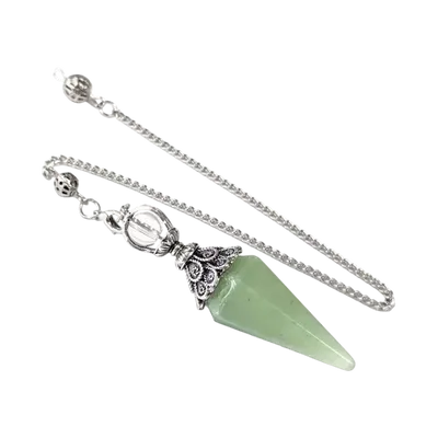 Jewelry - Green Aventurine Pendulum 6 faces & Metal - ARABESK