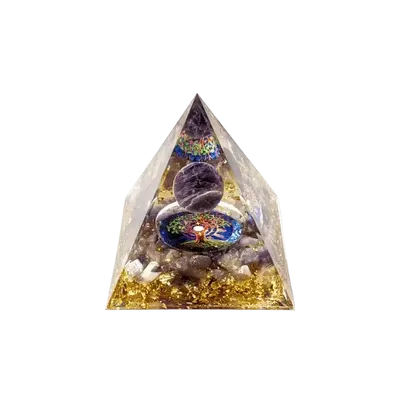 Jewelry - Orgonite Pyramid Amethyst Tree of Life - ARABESK