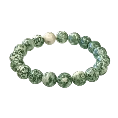 Bracelets - Green Jade Bracelet 10mm beads - ARABESK