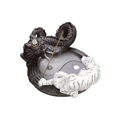 Scents - Backflow Dragon Incense Holder - Tiger 17cm - ARABESK