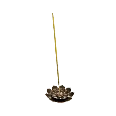 Senteurs - Porte Encens Métal Fleur de Lotus 6 cm - ARABESK