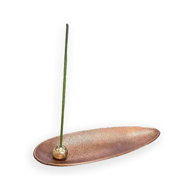 Senteurs - Porte Encens Métal Japonais/Cuivré 14 cm - ARABESK