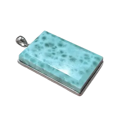 Bijoux - Pendentif Argent 925 Larimar AA 19.54g - ARABESK