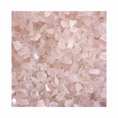 Bijoux - Quartz Rose A Chips de pierres naturelles 5-8mm 500g - ARABESK