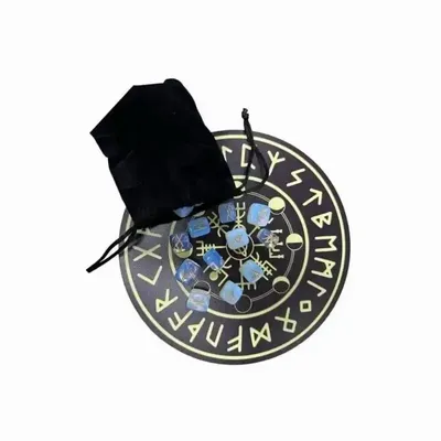 Bijoux - Planche de divination futhark  en bois 20cm - ARABESK