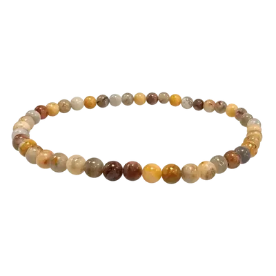 Bracelets - Bracelet Agate Crazy Lace beads 4mm - ARABESK