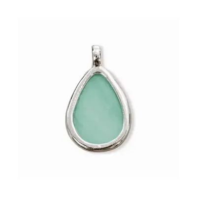 Jewelry - Amazonite 925 Silver Drop Pendant 23.5mm - ARABESK
