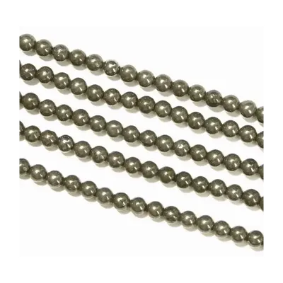Jewelry - Pyrite A 4mm pearls on string - ARABESK
