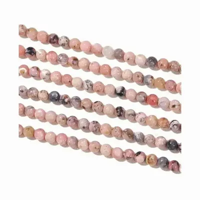 Jewelry - Pink Opal beads 4mm on 40cm wire - ARABESK