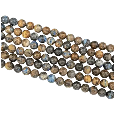 Jewelry - Chrysocolla beads 8-9mm on 40cm wire - ARABESK