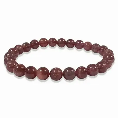 Bracelets - Bracelet Ruby AA pearls 7-8mm - ARABESK