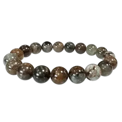 Bracelets - Chinese Serpentine Bracelet A 10mm Beads - ARABESK