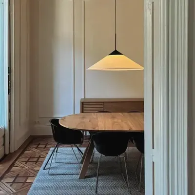 Hanging lights - CIM hanging lamp shade of 60cm in cottonet - LUXCAMBRA