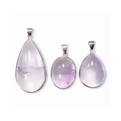 Bijoux - Pendentif Argent 925 Amethyste AAA  3 pièces 17.08g - ARABESK