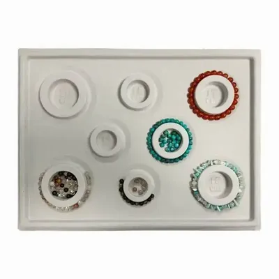 Jewelry - Felted tray for creating beaded bracelets - ARABESK