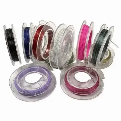 Bijoux - Fil en Acier Inoxydable pour Bijoux 0.38mm 10m x10 - ARABESK