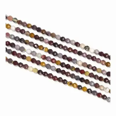 Bijoux - Mokaite Facettée AA perles 3mm sur fil 40cm - ARABESK