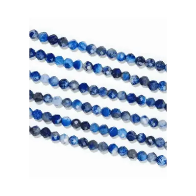 Jewelry - Faceted Lapis Lazuli A 3mm beads on 40cm wire - ARABESK