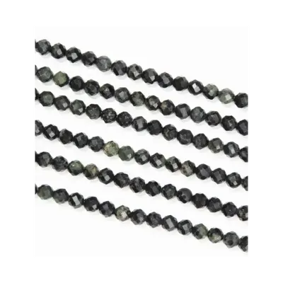 Jewelry - Faceted Kambaba Jasper A 3mm beads on 40cm wire - ARABESK