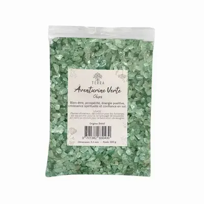 Bijoux - Aventurine Verte A Chips de pierres naturelles 3-5mm 500g - ARABESK
