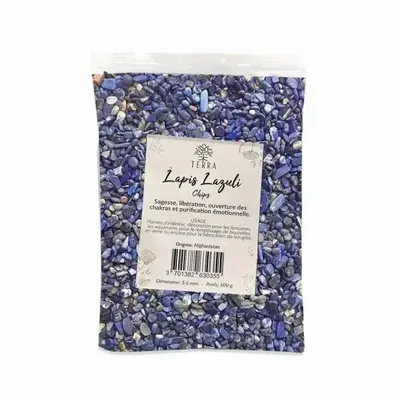 Bijoux - Lapis Lazuli A+ Chips de pierres naturelles 3-5mm 500g - ARABESK