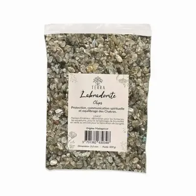 Bijoux - Labradorite A Chips de pierres naturelles 2-5mm 500g - ARABESK