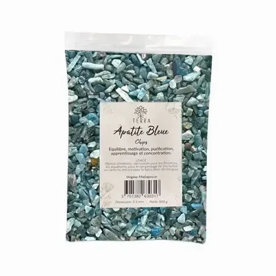 Bijoux - Apatite A+ Chips de pierres naturelles 3-5mm 500g - ARABESK