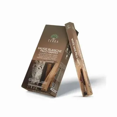 Scents - Terra Incense White Sage Palo Santo hexa charcoal free - ARABESK