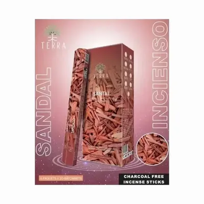 Scents - Terra sandalwood hexa incense without charcoal 30grs - ARABESK