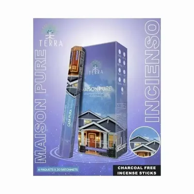 Senteurs - Encens Terra Maison Pure hexa sans charbon - ARABESK