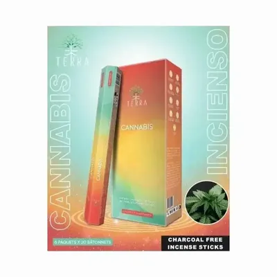 Senteurs - Encens Terra Cannabis hexa sans charbon 30grs - ARABESK