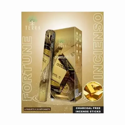 Scents - Terra incense fortune hexa without charcoal 30grs - ARABESK