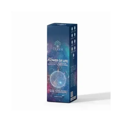 Senteurs - Encens TERRA Fleur de Vie sans charbon 12grs - ARABESK