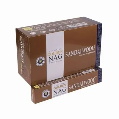 Senteurs - Encens Vijayshree Golden Nag Santal 15g - ARABESK