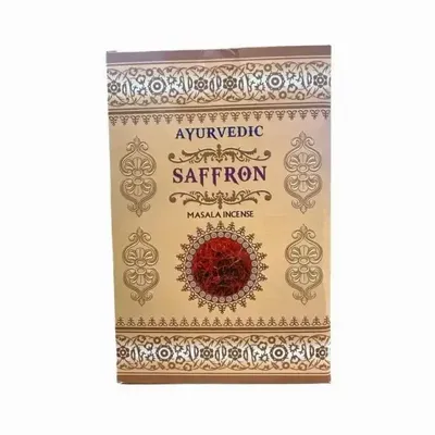 Scents - Ayurvedic Saffron Incense 15g - ARABESK