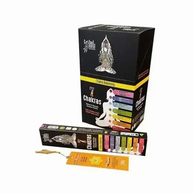 Scents - Tribal Soul Black Seven Chakras Masala Incense 15g - ARABESK