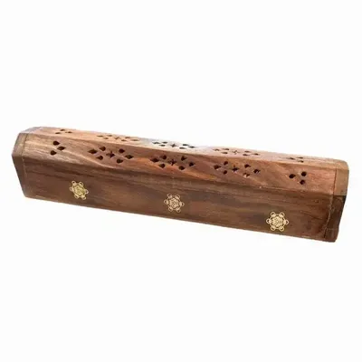 Senteurs - Porte Encens Coffret en Bois de Sheesham Metatron 30cm x2 - ARABESK