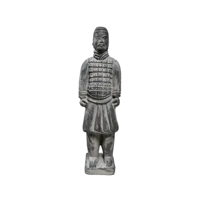 Sculptures, statuettes et miniatures - Statue noire en Terracotta Chevalier 22cm - ARABESK