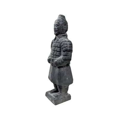 Sculptures, statuettes et miniatures - Statue Noire en Terracotta Guerrier 12cm - ARABESK